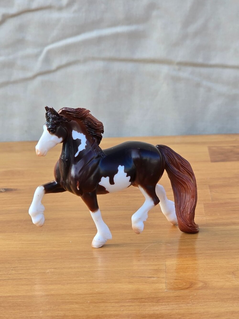 Breyer Stablemate G3 Friesian Liver Chestnut Pinto (#59197) Play-Worn (INV351)
